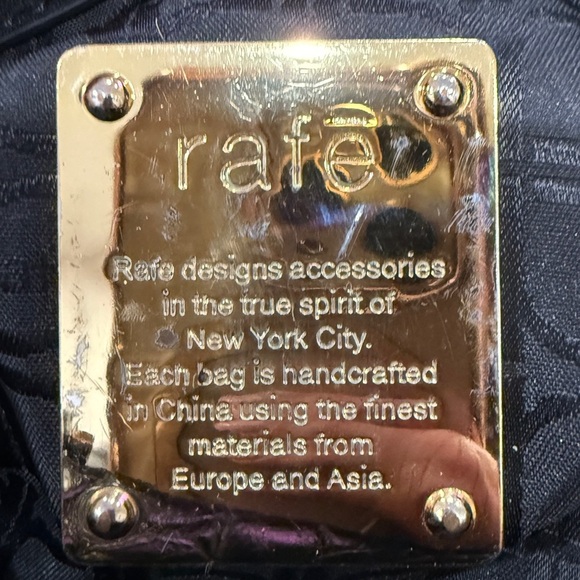 RAFE Black Crocodile-Embossed Leather Tote Bag - Picture 3 of 15